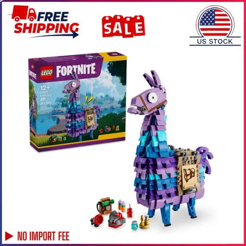 [BIG SALE] LEGO Fortnite Supply Llama 77071 Building Set Collectible Display