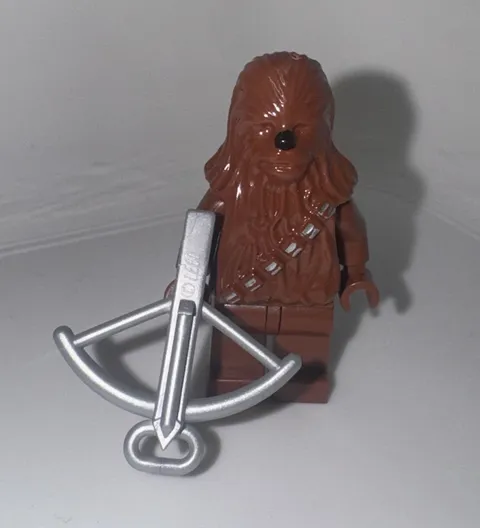 LEGO Star Wars Chewbacca Minifigure w/ Silver Crossbow Accessory