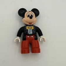 LEGO DUPLO 2015 Disney Mickey Mouse Tuxedo Figure Minifigure Part 47394pb194