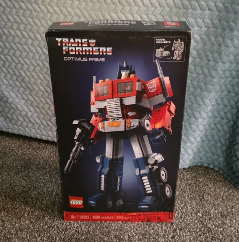 LEGO Icons Transformers Optimus Prime 10302 Set 1508pcs 18+ Slt Dmg