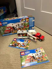 LEGO City Pickup & Caravan 60182  Set w/ Box & Instructions