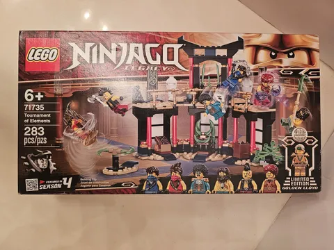 LEGO 71735 NINJAGO Tournament of Elements 283 Pcs 6 Figures New Sealed Retired 