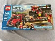 LEGO City 60027 Monster Truck Transporter Toy Building Set Brand New