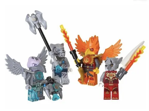 NEW Lego CHIMA MINIFIG Lot - Phoenix Frax Tiger Sykor Vulture Vornon Wolf Worriz