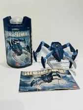 Lego Bionicle 2005 Visorak Boggarak (8743) Figure with Canister & Instructions