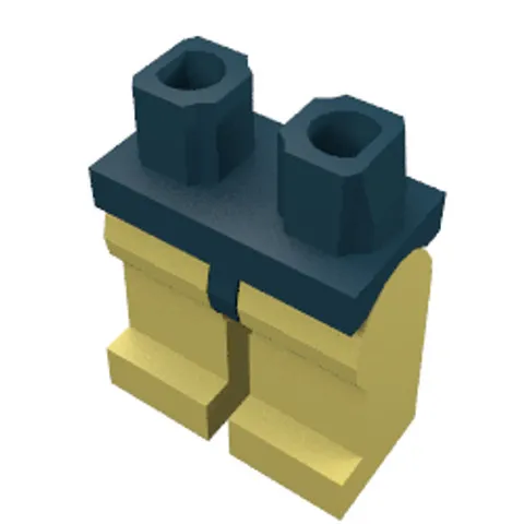 LEGO® Part 970c03 - Hips and Yellow Legs