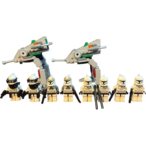 2 Sets LEGO 8014 Star Wars Clone Walker Battle Pack Minifigures Lot Auth Japan