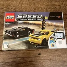 LEGO Speed Champions Instruction Manual 1# 75893 Booklet Only