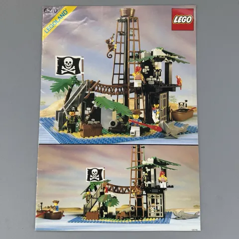Lego Pirates Forbidden Island (6270) Instruction Booklet ONLY - Clean!