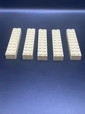 LEGO BRICK 1 X 10 PART 6111 TAN LOT OF 10