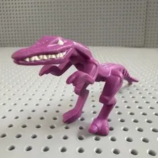 LEGO Dinosaur Mutant Lizard Minifigure Light Purple Dino Jurassic 2010 7296