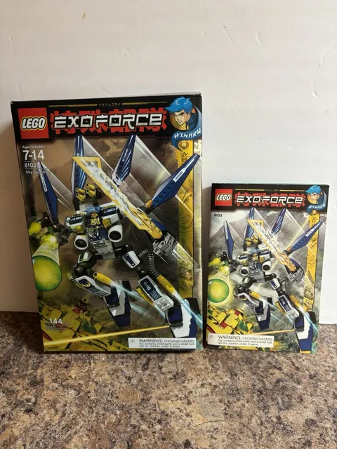 Lego Exo Force 8103 Hikaru Box & Manual Only