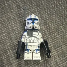 LEGO Star Wars Clone Trooper Printed Minifigure w/ Blue/White Speeder