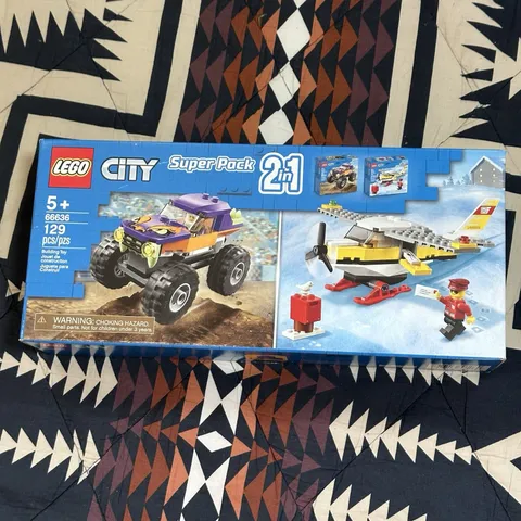 LEGO CITY Super Pack 2-in-1 66636 Monster Truck And Plane NEW NEVER OPENED