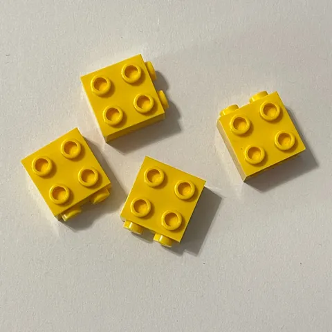 Lego 22885 Yellow Replacement Add-on Parts Pieces Lot of 4