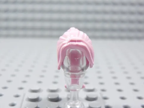 LEGO Pink Hair w/ Ponytail Long w/ Bangs Minifig BQ