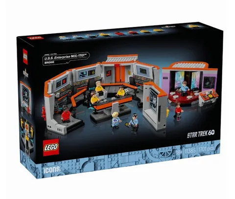 LEGO Icons #11385 Star Trek USS Enterprise NCC-1701 Bridge: PREORDER SHIPS 09/01