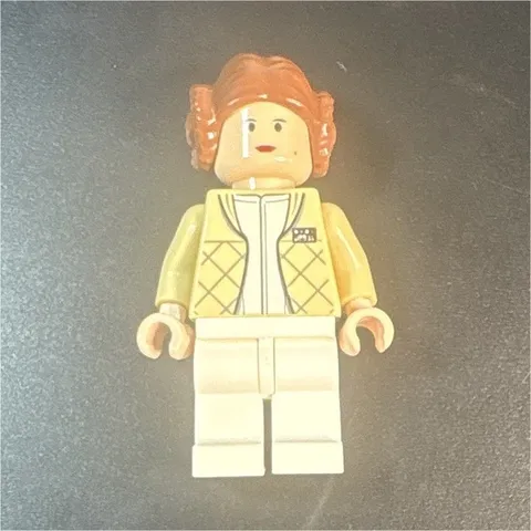 🔥PRINCESS LEIA🔥 LEGO Tan Torso, White Legs, Brown Hair, Beige Jacket, Red Hair