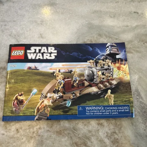 Lego Star Wars 7929 The Battle Of Naboo Instruction Manual Booklet Only 2011