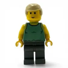 LEGO Star Wars Dagobah Luke Skywalker Minifigure sw0106 4502 Tank Top NO Backpac