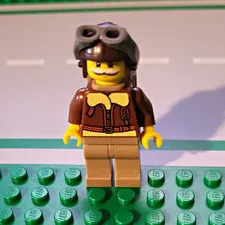LEGO Series 3 Pilot Collectible Minifigure col036 Airplane WW2 WW1