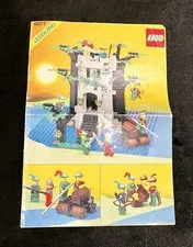VTG LEGO Legoland 6077 Instruction Manual Castle Forestmen's Crossing Booklet