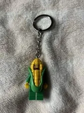 LEGO 853794 Corn Cob Guy Keyring Funny Costume Food Person Keychain Clip Toy