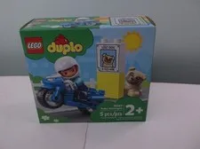 LEGO DUPLO Rescue Police Motorcycle 10967 Building Set New in Sealed Box