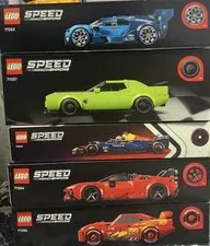 5 Speed Champion Lego Cars (77253,77237, 77243,77254,77255) Gift 5 New Lego Cars