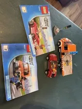 LEGO CITY 60017 Flatbed Truck Illustrated Instruction Booklets 1 & 2 Eng
