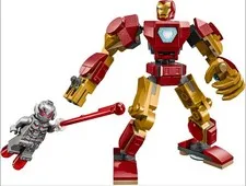LEGO Marvel Iron Man Mech vs. Ultron Building Toy Set - (Built, No Box)