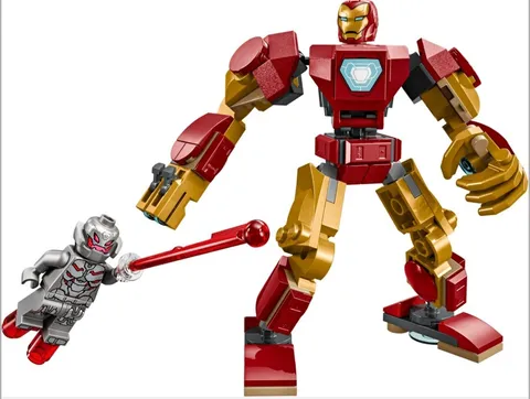 LEGO Marvel Iron Man Mech vs. Ultron Building Toy Set - (Built, No Box)