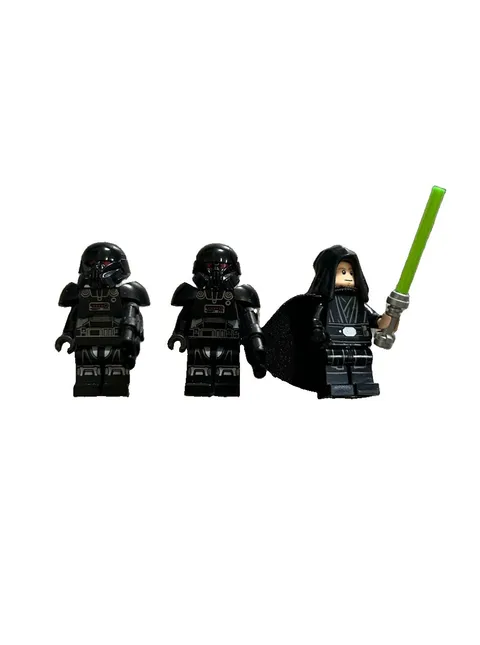 LEGO Star Wars Minifigure Lot Luke Skywalker Jedi Master 2 Dark Troopers 75324