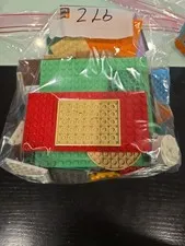 Genuine LEGO Bulk Lot 2 lbs Plates Base Plates Large Plates Mixed Colors & Parts