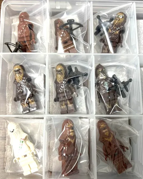 LEGO Minifigure Star Wars Wookiee Lot Set  Chewbacca Kashyyyk without Case