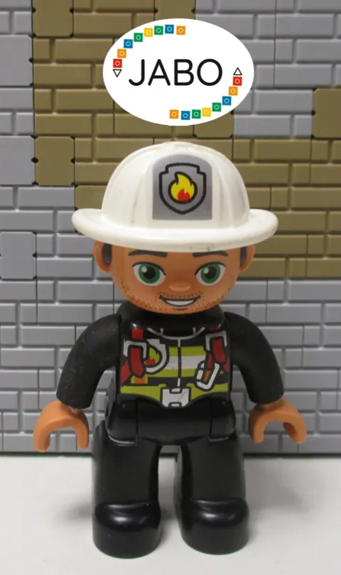 (M6/12) Lego Duplo Firefighter Figure