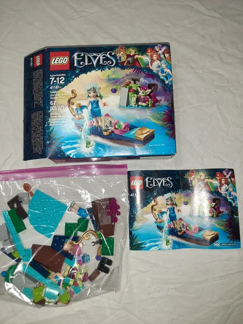 Lego #41181 Elves NAIDA'S GONDOLA & THE GOLBLIN THIEF - Complete w/Box
