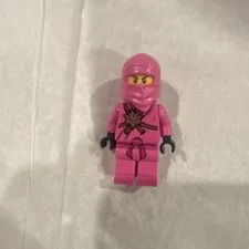 LEGO Ninjago pink Zane very good condition but swapped head. DM for questions