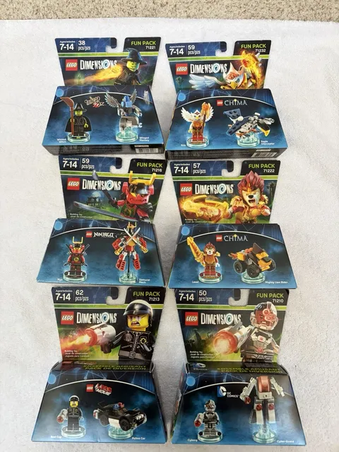 6 NEW LEGO Dimensions 71216 71213 71210 71232 71221 71222