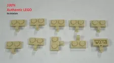 LEGO NEW 1x2 Tan Plate Horizontal Clip (10x) 6313119 Brick 65458