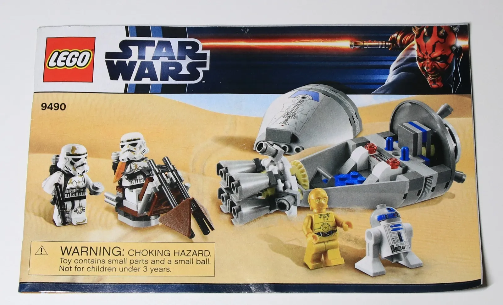 Lego 9490 Star Wars Droid Escape Instructions Only