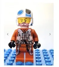 LEGO Star Wars Pilot X-wing Temmin 'Snap' Wexley Minifigure (sw0705) 75125