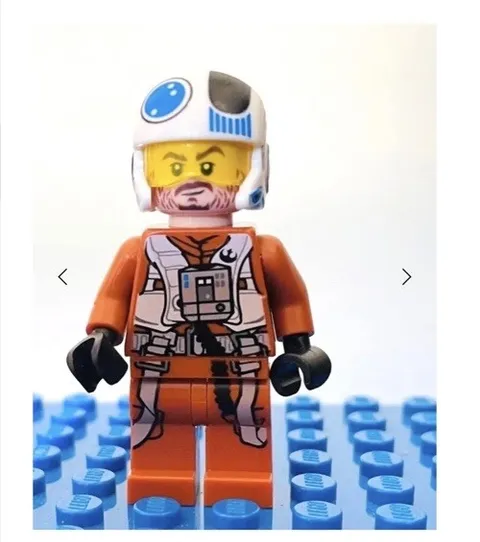 LEGO Star Wars Pilot X-wing Temmin 'Snap' Wexley Minifigure (sw0705) 75125