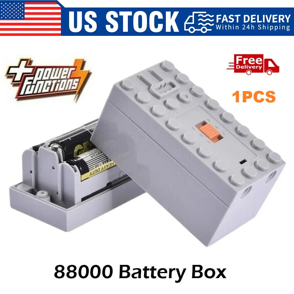 88000 Power Functions AAA Battery Box For Trains/Motors/Lights/MOCs For LEGO Toy