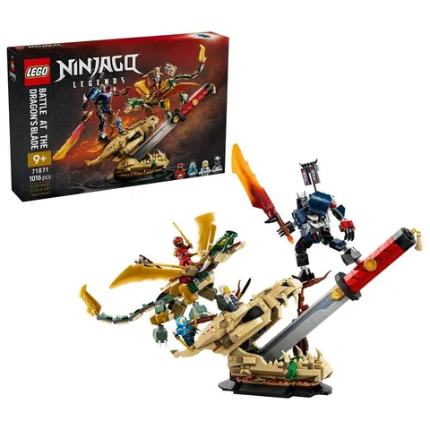 LEGO NINJAGO Battle at the Dragon’s Blade Display 71871