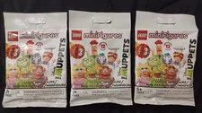 New LEGO The Muppets Minifig Blind Bag Lot of 3 (71033, retired)