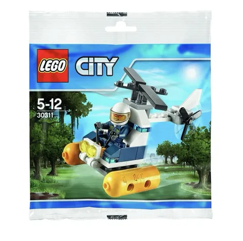 LEGO CITY Swamp Police Helicopter (30311) Officer Pilot Polybag New Retired Cop