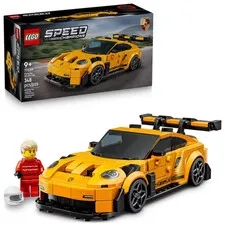 LEGO Speed Champions Porsche 911 GT3 RS Super Car Toy - Model Kit & Pretend Play