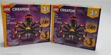 2 PACK LEGO Creator 3 in 1 Wild Animals Surprising Spider Building Toy 31159