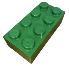 LEGO Junbo Block Big Large Minifigure Green L13.7in W6.8in H4.1in